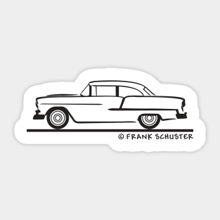 1955 Chevrolet Sedan Two Door 5-10 Sticker